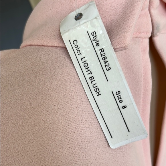 🩷Spense Pink Ruffled Halter Mini Dress size 8 New - Picture 8 of 10